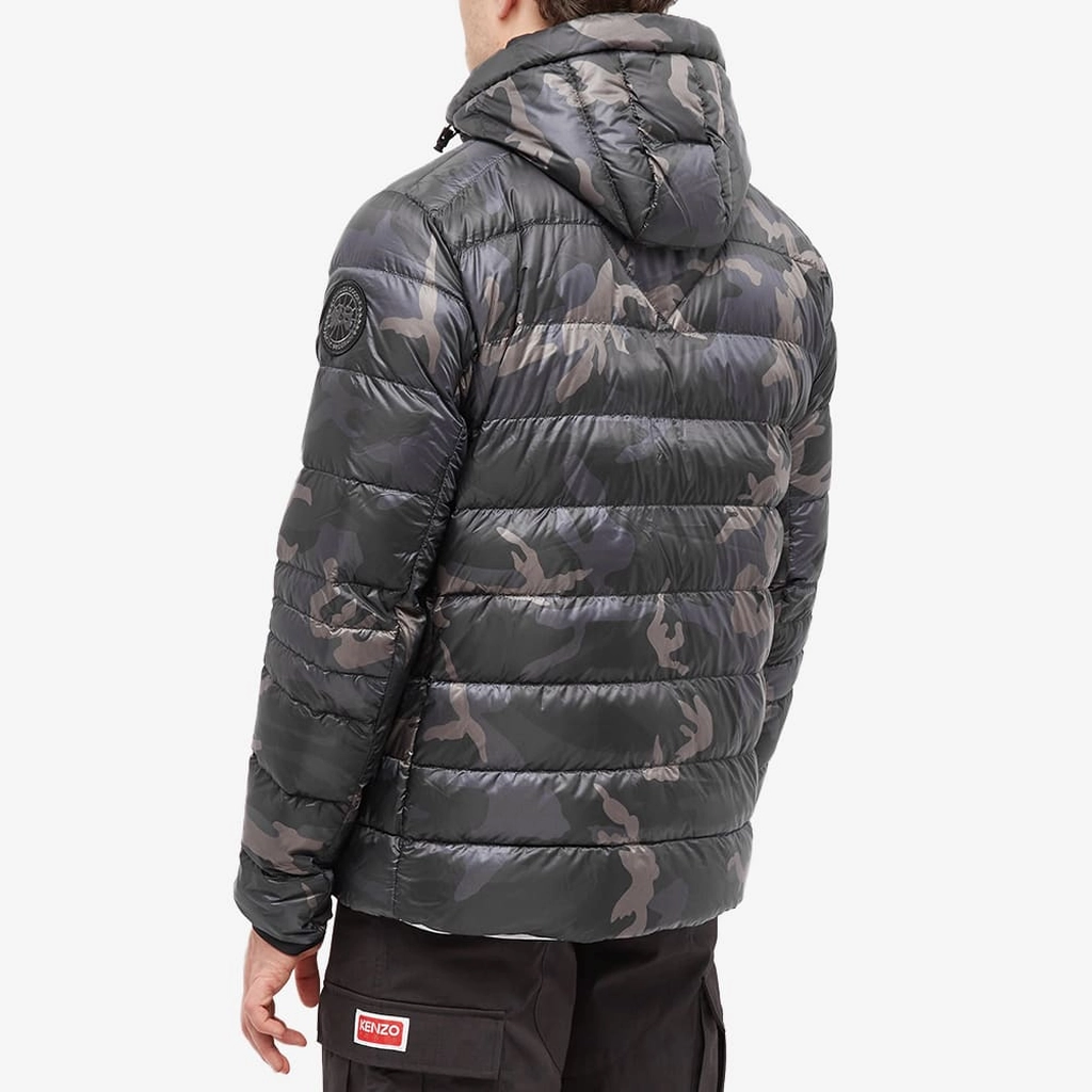 Canada Goose Men's Black Disc Crofton Hoodie Black Classic Camo